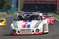 Porsche 935, blanc, action face