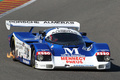 Porsche 962 C, bleu+blanc, action face