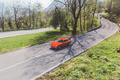 Targa Làrio 2017 - Porsche 911 orange 3/4 avant gauche
