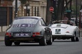 Porsche 911T anthracite 3/4 arrière droit