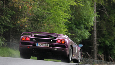 Lamborghini Diablo VT violet 3/4 arrière droit