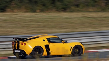 Autodrome Radical Meeting 2012 - Lotus Exige S2 Cup 260 jaune 3/4 arrière droit filé
