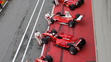Ferrari Finali Mondiali 2011 - Mugello - line-up F1 debout