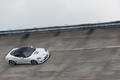 GT Prestige 2012 - Montlhéry - Chevrolet Corvette C6 ZR1 blanc 3/4 avant droit filé
