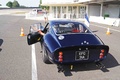 Rendez-Vous Ferrari à Montlhéry 2011 - Ferrari 250 GTO bleu 3/4 arrière gauche porte ouverte