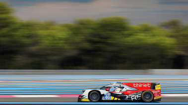 Roulage circuit Paul Ricard HTTT - Le Castellet - Oreca-Nissan LMP2 rouge/gris filé