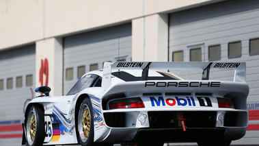 Roulage circuit Paul Ricard HTTT - Le Castellet - Porsche 911 GT1 Evolution blanc 3/4 arrière gauche