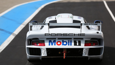 Roulage circuit Paul Ricard HTTT - Le Castellet - Porsche 911 GT1 Evolution blanc face arrière