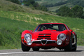Alfa Romeo TZ2 rouge 3/4 avant gauche