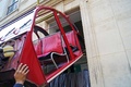 Citroën 2CV Google rouge caisse passage fenêtre