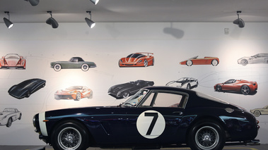 Musée Ferrari - 250 GT SWB bleu profil 2