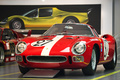 Musée Ferrari - 250 LM rouge 3/4 avant gauche
