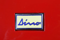 Ferrari 246 GT Dino rouge logo Dino