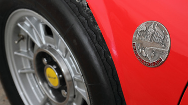 Ferrari 246 GT Dino rouge plaque Collection Mas du Clos
