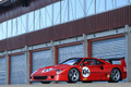 Ferrari F40 LM rouge 3/4 avant gauche