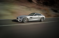 Mercedes AMG GT - Grise - Profil gauche dynamique