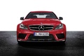 Mercedes C63 AMG Coupe rouge face avant