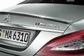 Mercedes CLS 63 AMG S anthracite logos coffre