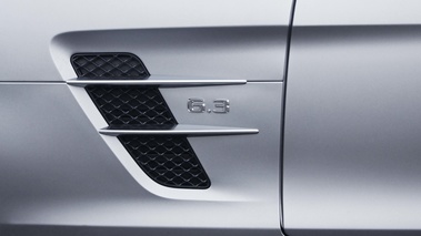 Mercedes SLS AMG Roadster anthracite satiné/mate logo 6.3