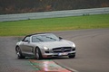 Mercedes SLS AMG Roadster anthracite satiné/mate travers