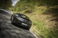Aston Martin V8 Vantage SP10 anthracite 3/4 arrière gauche travelling penché 2