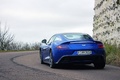 Aston Martin Vanquish bleu 3/4 arrière gauche 2