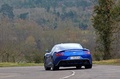 Aston Martin Vanquish bleu 3/4 arrière gauche