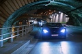 Aston Martin Vanquish bleu face avant travelling