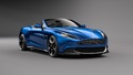 Aston Martin Vanquish S Volante bleu 3/4 avant droit