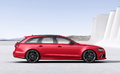 Audi RS6 Avant 2015 - Rouge - Profil droit