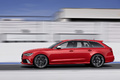 Audi RS6 Avant rouge profil travelling