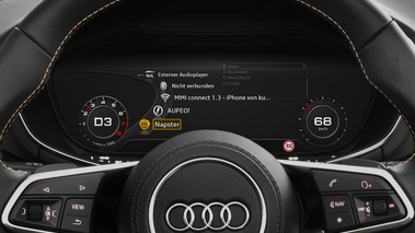 Audi TT interface Napster