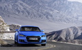 Audi TTS 2015 - bleu - avant