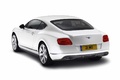 Bentley Continental GT 2010 blanc 3/4 arrière gauche