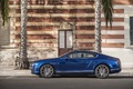 Bentley Continental GT Speed bleu profil
