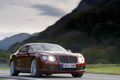Bentley Continental GT Speed bordeaux 3/4 avant droit travelling