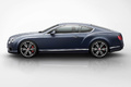 Bentley Continental GT V8 bleu profil