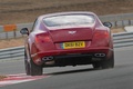 Bentley Continental GT V8 rouge face arrière penché 2