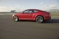 Bentley Continental GT V8 rouge profil travelling