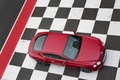 Bentley Continental GT V8 rouge vue du dessus