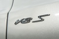 Bentley Continental GT V8 S blanc logo aile avant
