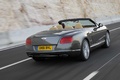 Bentley Continental GTC 2011 anthracite 3/4 arrière droit travelling penché 2