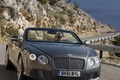 Bentley Continental GTC 2011 anthracite 3/4 avant droit penché debout 2