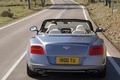 Bentley Continental GTC 2011 anthracite face arrière travelling debout
