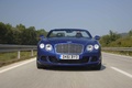 Bentley Continental GTC 2011 bleu face avant travelling