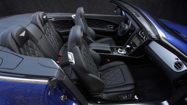 Bentley Continental GTC 2011 bleu intérieur 2