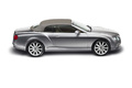 Bentley Continental GTC 2011 - gris - profil droit fermé