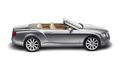 Bentley Continental GTC 2011 - gris - profil droit ouvert