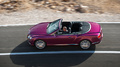 Bentley Continental GTC Speed violet profil travelling vue de haut