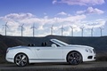 Bentley Continental GTC V8 blanc profil penché